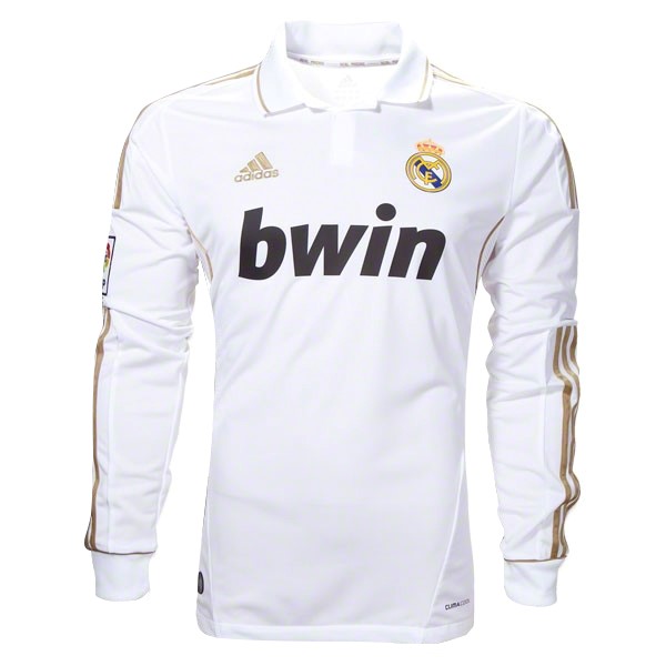 Camiseta Real Madrid 1ª ML Retro 11 12 Blanco